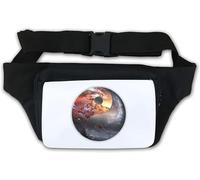 Marsupio Yin e Yang Cosmic Nebula Art Marsupio Bianco