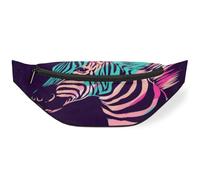Marsupio zebrato per donne, uomini, ragazze, ragazzi, bambini, colorato, zebrato, marsupio, marsupio, borsellino da cintura per viaggi, sport, corsa, Colore, M