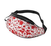Marsupio Zombie Blood Pattern Marsupio Marsupio per corsa, escursionismo e viaggio, donna, uomo