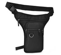 Marsupios Cosciale,Impermeabile Borsello Da Gamba Moto,Portatile Marsupios Cosciale Uomo,Tasche Multiple Borsello Gamba Moto Con Blocco Hardware,Regolabile Marsupios Gamba,310x180x20mm
