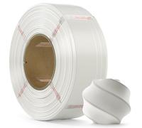 MarsWork, Filamento in PLA per stampante 3D da 1,75 mm (ricarica), ricarica da 1 kg per bobine riutilizzabili, alta qualità, per stampanti 3D Bambu Lab, colore: bianco