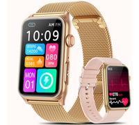 Marsyu 2025 Orologio Intelligente, 1,57" Braccialetto Attività Donna con Persona/HRV/SpO2/Cuore Rate/Orologio Intelligente Bluetooth per Chiamate,Sport Fitness Tracker per Android iOS