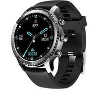 Mart Orologio da uomo, supporto per la ricarica wireless, Bluetooth Fitness Tracker con cardiofrequenzimetro, versione 2020 Smartwatch per telefoni Android, compatibile con iPhone Samsung (nero)
