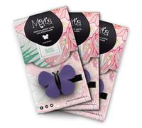 Marta la farfalla Black Orchid Tris Deodorante Auto: Profumo Orchidea Nera e Profumatore Diffusore per Macchina - Set 3 Pezzi