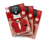 Marta La Farfalla Cinnamon XXL - Tris Deodorante Auto: Profumo Cannella e Profumatore Diffusore per Macchina XXL - Set 3 Pezzi