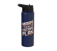 Marte è il mio piano di fuga Stainless Steel Insulated Water Bottle