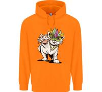 Martedì Grasso Festival Gatto Bambini Felpa con Cappuccio