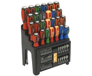 Martellabile Cacciavite, Punta & Dado Driver Set 61pc - Sealey S01153 Nuovo