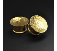 Martellato Maya Svasatura Concavo Ottone Spina Italiano Orecchio Dilatatori