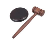 Martelletto da giudice retrò in legno con base, robusto martello da tribunale portatile con impugnatura comoda for giudici avvocati Martelli da carpentiere