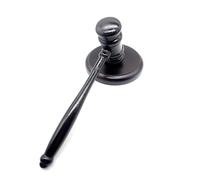 Martelletto del giudice in legno e set di blocchi sonori, accessori for costumi da giustizia for giudici, avvocati, riunioni, presidenti del consiglio