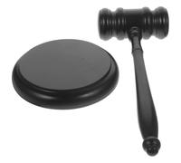 Martelletto in legno e set di blocchi sonori, mini accessorio for costume da martello da giudice for avvocati, giudici, aste, riunioni di vendita, oggetti di scena e bomboniere Martelli da carpentiere