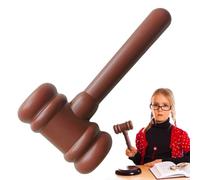 Martelletto per aula di tribunale per bambini - Mini giocattolo della giustizia, finta di giocare a martelletto | Spettacolo teatrale Aula scolastica Home Drama Club Homeschool Festa in costu