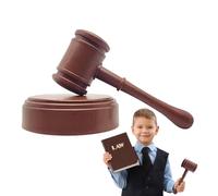 Martelletto Per Riunioni | Set Mini Mazza Con Base Sonora - Per Simulazioni Aula Tribunale Laureati Giurisprudenza Avvocati Aste