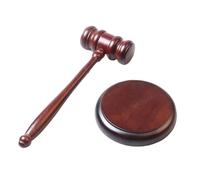 Martelli da giudice in legno, Set di martelli e blocchi del giudice in legno, dimensioni multiple, 2 pezzi, for aste avvocati, giocattolo regalo for bambini