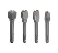 Martelli elettrici Masonry Point Grooves Flat Scalpelli Strumento Parete Roccia Drill Bit per Piastrelle Cemento Calcestruzzo Mattone Pietra Scalpelli Punta da trapano per legno