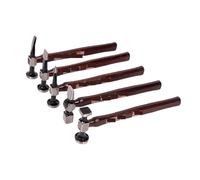 Martelli multifunzionali for lamiera con manico in legno di noce, martello professionale, attrezzi for officina meccanica automobilistica, riparazione auto(Square Flat Head)