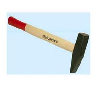 MARTELLO TEDESCO BRIXO CON TESTA QUADRA E PENNA SIMMETRICA MANICO IN LEGNO GR.20