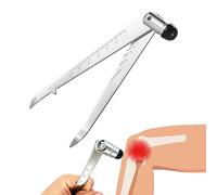 Martello a riflesso a percussioni con scala graduata, strumento diagnostico in acciaio inossidabile per il tendine dell'esame neurologico, test di riflesso cutaneo del ginocchio del tendine muscolare,