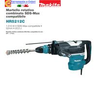 Martello Combinato MAKITA Percussione + Rotazione 1510W SDS-MAX 20J HR5212C