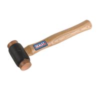 Martello Con Faccia In Rame Sealey 2.75Lb Manico In Noce CFH03
