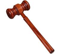 Martello da asta, Martello da giudice e blocco di legno 17x6,2x3,2 cm