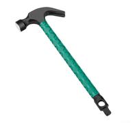 Martello da carpentiere con 4 dimensioni di bussola, adatto per condizionatori d'aria e installazione a vite di espansione HVAC, con testa in acciaio forgiato e rimozione chiodi a forma di V (340 mm)