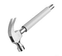 Martello da carpentiere elegante e portatile con caratteristiche integrate, strumento essenziale per l'installazione di aria condizionata (nero, 17 mm)