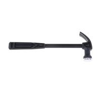 Martello da carpentiere Mini utensile manuale in ferro Manico in metallo Perforatore for unghie for la lavorazione del legno(Black)