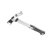 Martello da carpentiere professionale in acciaio con impugnatura antiscivolo e chiodi per carpenteria progetti di lavorazione del legno, ergonomico martello da carpenteria anti-fatica