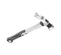 Martello da carpentiere resistente con testa in acciaio al carbonio con manico per assorbimento degli urti, ideale per costruzioni e compiti, ergonomico e anti-fatica, martello da carpentiere