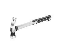 Martello da carpentiere resistente con testa in acciaio al carbonio con manico per assorbimento degli urti, ideale per costruzioni e compiti, ergonomico e anti-fatica, martello da carpentiere