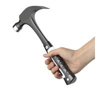 Martello da carpentiere Strumento integrato for la lavorazione del legno Chiodo for mano multifunzionale antiscivolo for carpenteria domestica(M)