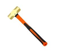 Martello da colpo morto, testa ottagonale in ottone con manico ergonomico, martello anti-scintille per manutenzione industriale, Br2101A