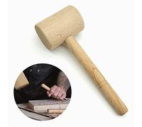 Martello da legno rotondo con impugnatura comoda, senza sbavature, per il montaggio di tutti i tipi di mobili in legno e attrezzi per il fai da te in pelle