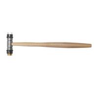 Martello da orologiaio bimateriale Bergeon 30417, lato in plastica ed ottone