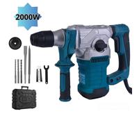 Martello Demolitore 2000W 32mm 5 Punte Trapano Perforatore Scalpellatore