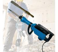 Martello Demolitore 2800W 16" 2 Punte Trapano Pneumatico Perforatore Valigia