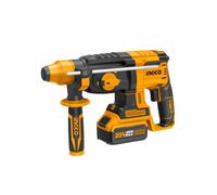 Martello Demolitore A Batteria 20V + 2 Batterie + 4 Punte + Caricabatterie