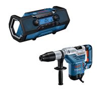 Martello Demolitore Bosch GBH 5-40 DCE, Con SDS Max + Radio GPB 18V-2 C