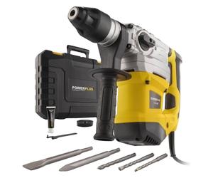 Martello demolitore tassellatore 1500W - 6 joule attacco SDS powx1195 accessori