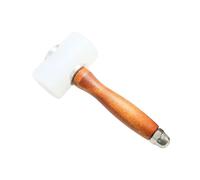 martello di gomma, 1 pezzo fai da te strumento for intaglio della pelle martello stampa a impatto protezione mobili installazione in gomma nylon(Brown)
