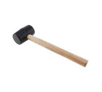 Martello di gomma con manico in legno rotondo, maglio for installazione di piastrelle for pavimenti, utensile manuale(280MM)