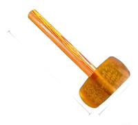 Martello di gomma della maniglia di legno per il posizionamento delle mattonelle del pavimento del marmo del lavoro del pavimento dell'installazione e operazioni di colpo sicuro (D)