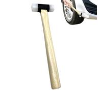 Martello di rimozione ammaccature, martello di rimozione ammaccature - Martello in nylon per debossellatore | Martello in nylon morbido per rimuovere ammaccature auto, manico in legno, multifunzionale