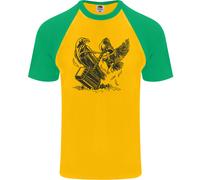 Martello E Raven Vikings Uomo S/S Baseball T-Shirt
