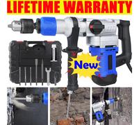 Martello elettrico da 1500 W piccone elettrico trapano elettrico scanalatura a parete e cesellatura trapano a percussione cablato a parete multifunzionale