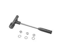 Martello estrattore proiettili a impatto con tre set di utensili manuali for la rimozione, officina di riparazione multifunzionale professionale di sicurezza(Black)