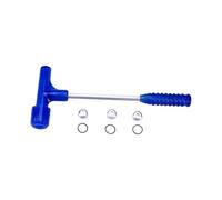 Martello estrattore proiettili a impatto con tre set di utensili manuali for la rimozione, officina di riparazione multifunzionale professionale di sicurezza(Blue)