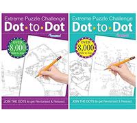 Martello Extreme Dot to Dot Puzzle per adulti - Set di 2 libri A4